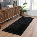 Hauteloom Faina HHAJFAINAA2 Black Machine Made Polyester Rug