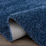 Hauteloom Faina HHAJFAINAA4 Navy Machine Made Polyester Rug