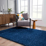 Hauteloom Faina HHAJFAINAA4 Navy Machine Made Polyester Rug