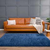 Hauteloom Faina HHAJFAINAA4 Navy Machine Made Polyester Rug
