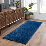 Hauteloom Faina HHAJFAINAA4 Navy Machine Made Polyester Rug