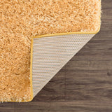 Hauteloom Faina HHAJFAINAA6 Gold Machine Made Polyester Rug
