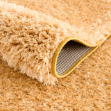 Hauteloom Faina HHAJFAINAA6 Gold Machine Made Polyester Rug