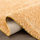 Hauteloom Faina HHAJFAINAA6 Gold Machine Made Polyester Rug