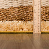Hauteloom Faina HHAJFAINAA6 Gold Machine Made Polyester Rug