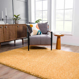Hauteloom Faina HHAJFAINAA6 Gold Machine Made Polyester Rug