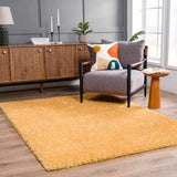 Hauteloom Faina HHAJFAINAA6 Gold Machine Made Polyester Rug