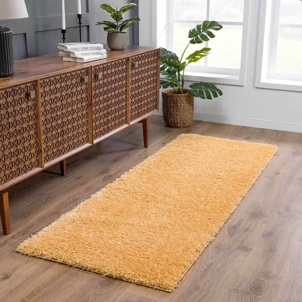 Hauteloom Faina HHAJFAINAA6 Gold Machine Made Polyester Rug