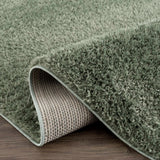 Hauteloom Faina HHAJFAINAA7 Green Machine Made Polyester Rug
