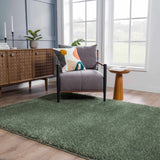 Hauteloom Faina HHAJFAINAA7 Green Machine Made Polyester Rug