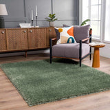 Hauteloom Faina HHAJFAINAA7 Green Machine Made Polyester Rug