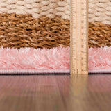 Hauteloom Faina HHAJFAINAA8 Pink Machine Made Polyester Rug