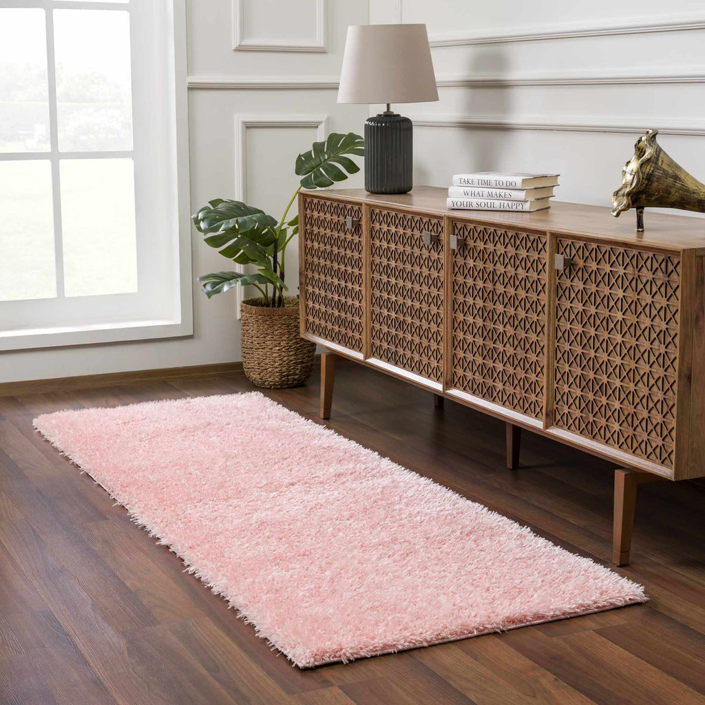Hauteloom Faina HHAJFAINAA8 Pink Machine Made Polyester Rug