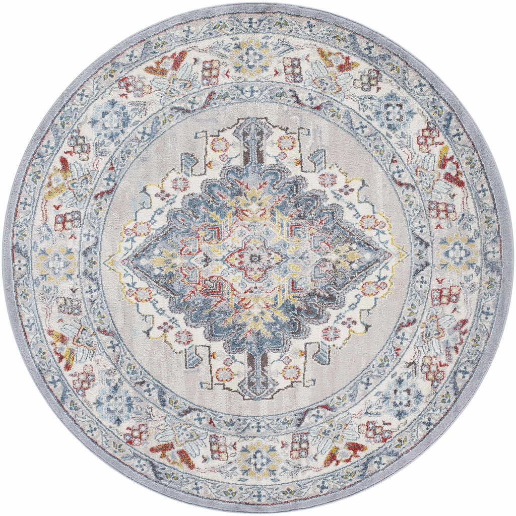 Hauteloom Haymond HAYMO Taupe Machine Made Polypropylene Rug