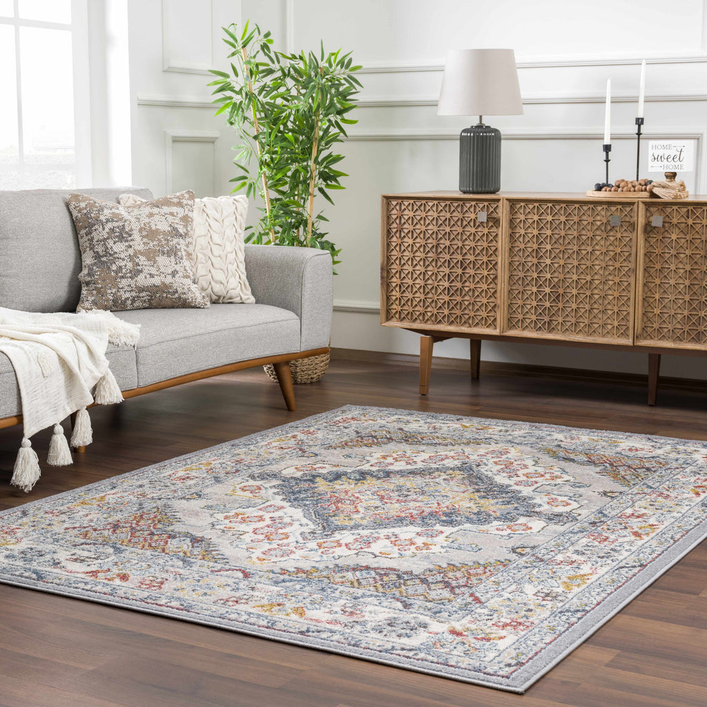 Hauteloom Haymond HAYMO Taupe Machine Made Polypropylene Rug