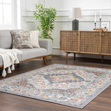 Hauteloom Haymond HAYMO Taupe Machine Made Polypropylene Rug