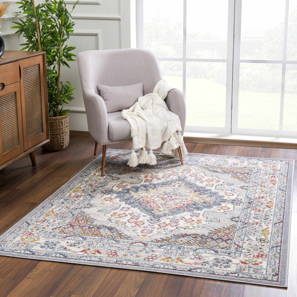 Hauteloom Haymond HAYMO Taupe Machine Made Polypropylene Rug