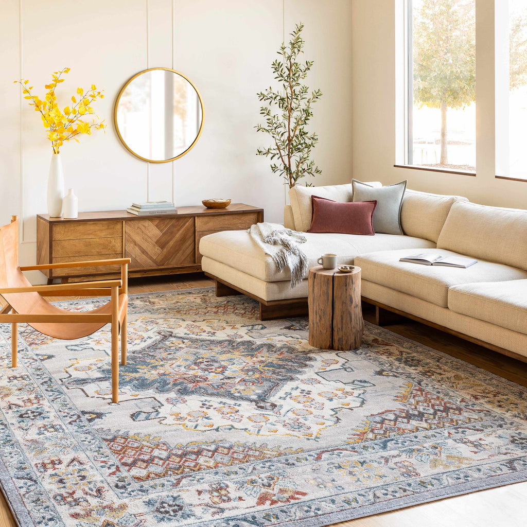 Hauteloom Haymond HAYMO Taupe Machine Made Polypropylene Rug