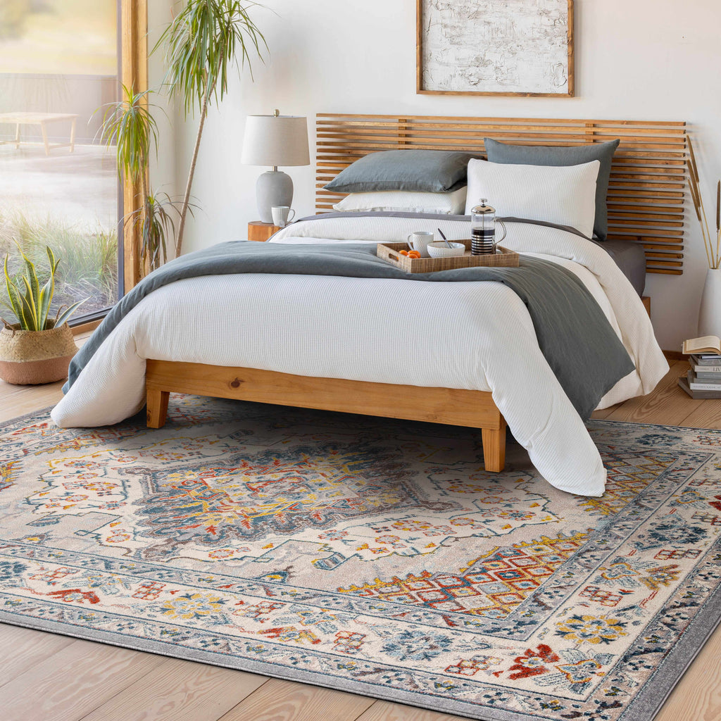 Hauteloom Haymond HAYMO Taupe Machine Made Polypropylene Rug