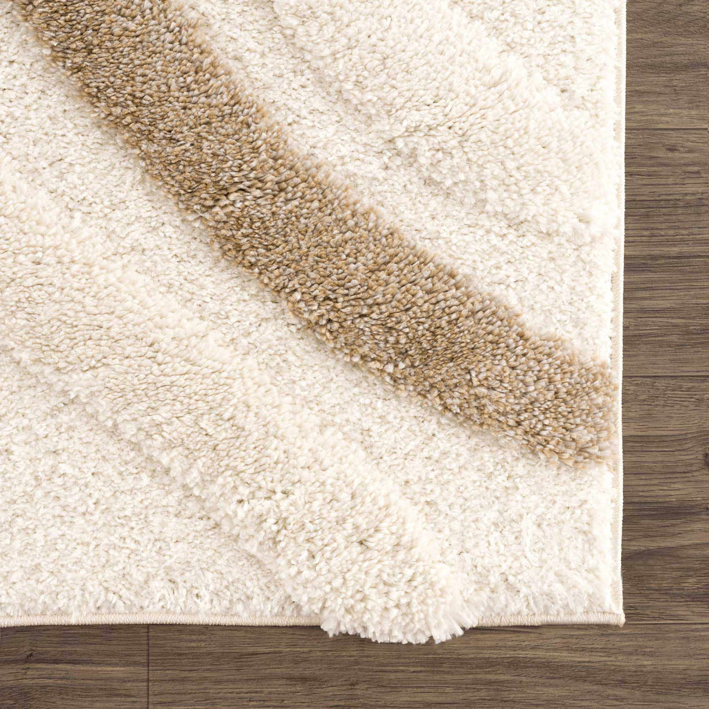 Hauteloom Espiye ESPIY Light Peach Machine Made Polyester Rug