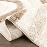 Hauteloom Espiye ESPIY Light Peach Machine Made Polyester Rug