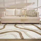 Hauteloom Espiye ESPIY Light Peach Machine Made Polyester Rug