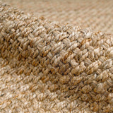 Hauteloom Herndon HER Tan Woven/Flatwoven Jute Rug