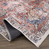 Hauteloom HOLI HOL2303 Burgundy Machine Made Polyester Rug