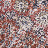 Hauteloom HOLI HOL2303 Burgundy Machine Made Polyester Rug