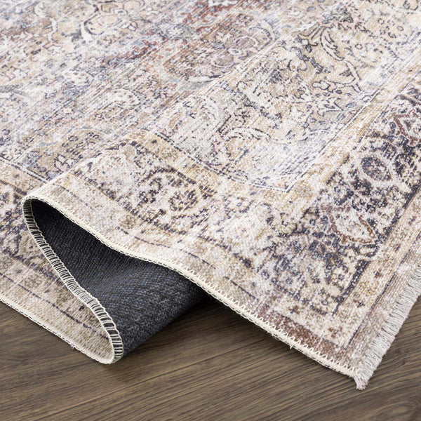 Hauteloom HOLI HOL2304 Olive Machine Made Polyester Rug