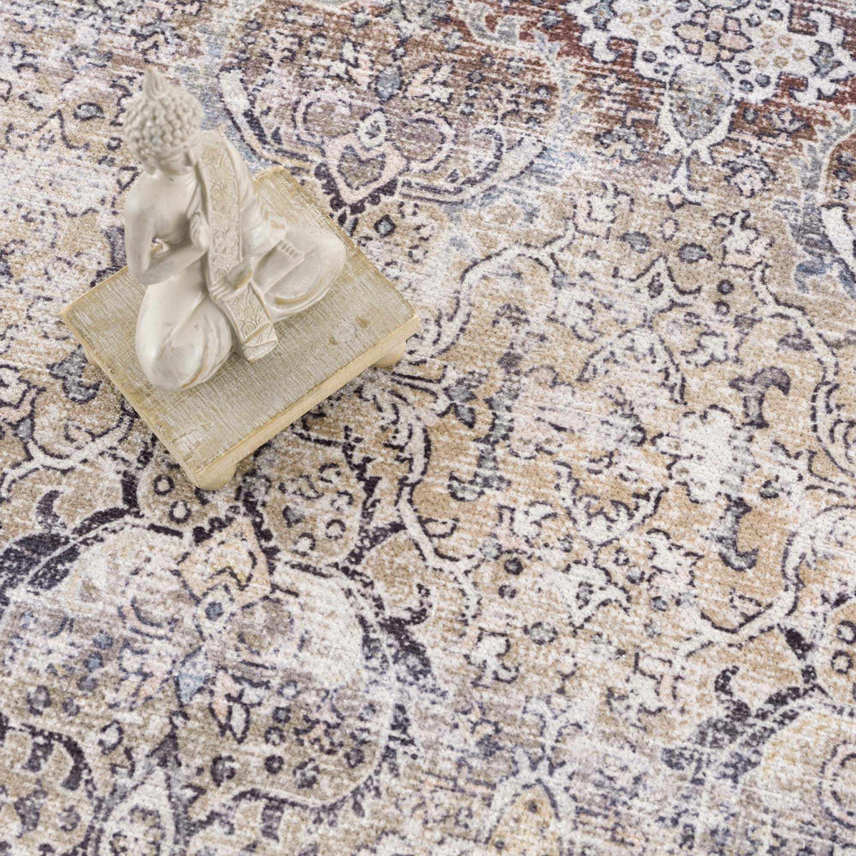 Hauteloom HOLI HOL2304 Olive Machine Made Polyester Rug