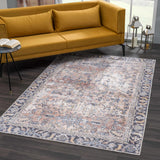 Hauteloom HOLI HOL2305 Peach Machine Made Polyester Rug