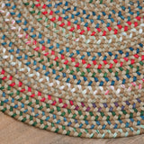 Colonial Mills Heartsfield Braid HR54 Round-Toasted-Beige Rug