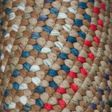 Colonial Mills Heartsfield Braid HR54 Round-Toasted-Beige Rug