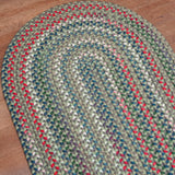 Colonial Mills Heartsfield Braid HR58 Round-Ash-Moss Rug