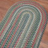 Colonial Mills Heartsfield Braid HR58 Round-Ash-Moss Rug