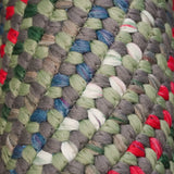 Colonial Mills Heartsfield Braid HR58 Round-Ash-Moss Rug