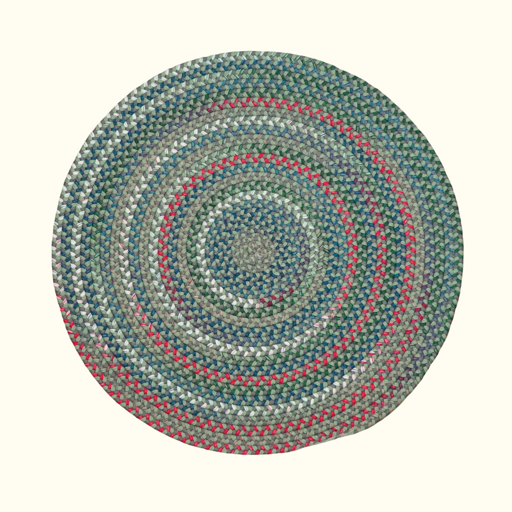 Colonial Mills Heartsfield Braid HR58 Round-Ash-Moss Rug