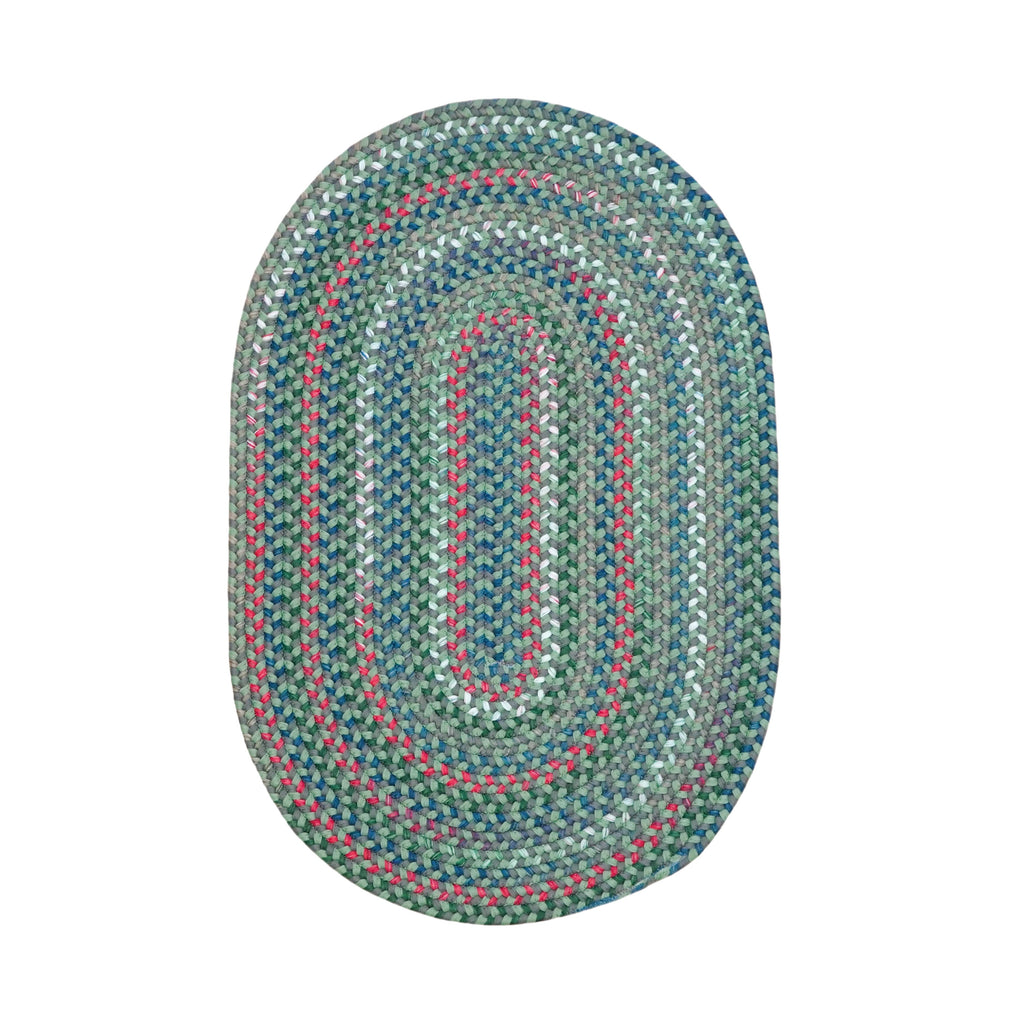 Colonial Mills Heartsfield Braid HR58 Round-Ash-Moss Rug