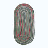 Colonial Mills Heartsfield Braid HR58 Round-Ash-Moss Rug