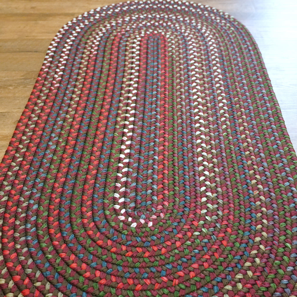 Colonial Mills Heartsfield Braid HR64 Brickyard Rug