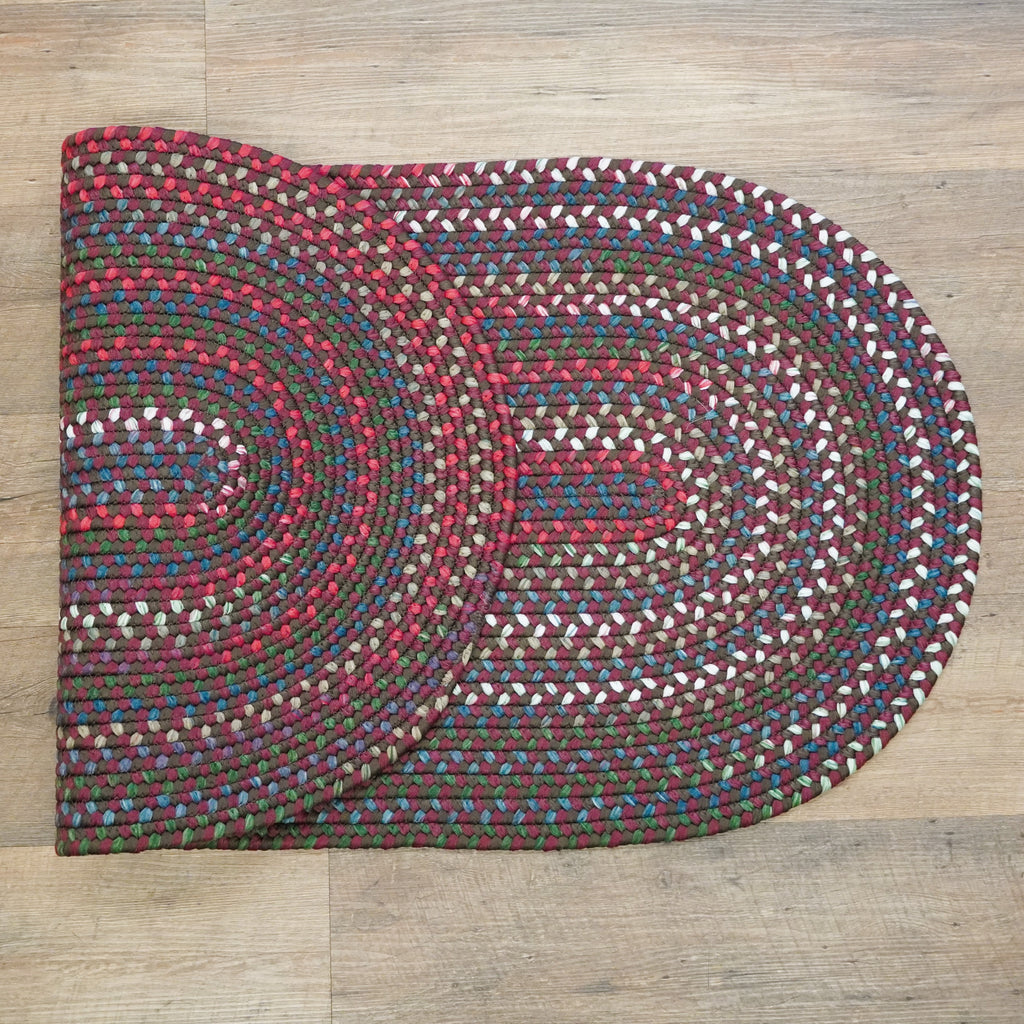 Colonial Mills Heartsfield Braid HR64 Brickyard Rug
