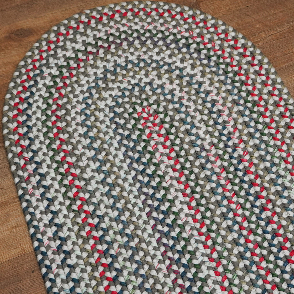 Colonial Mills Heartsfield Braid HR68 Greystone Rug