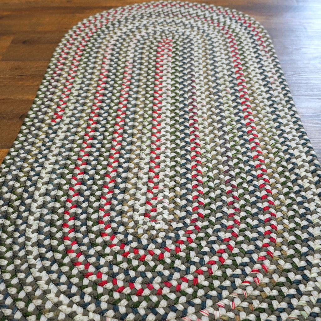 Colonial Mills Heartsfield Braid HR68 Greystone Rug