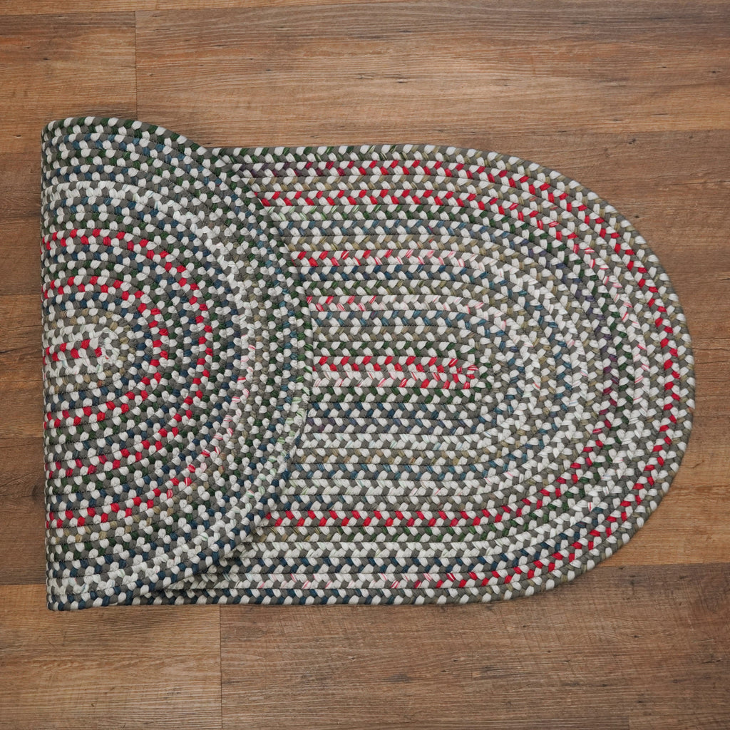 Colonial Mills Heartsfield Braid HR68 Greystone Rug