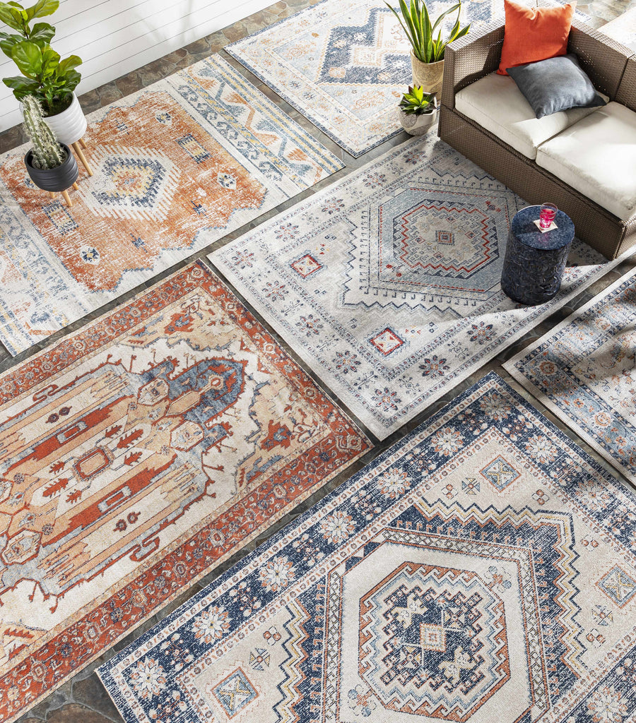 Hauteloom Burdekin BRDK Cream Machine Made Polyester Rug