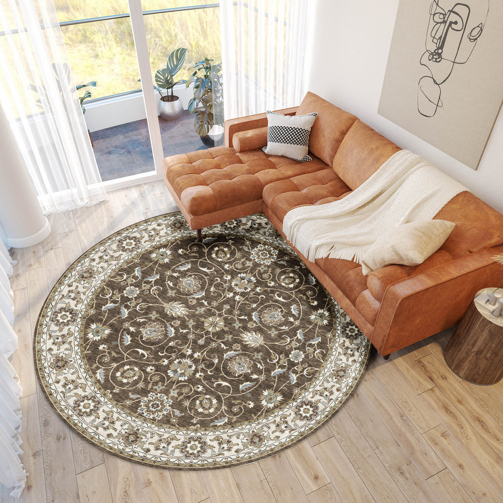 dalyn hatay hy1 chocolate rug