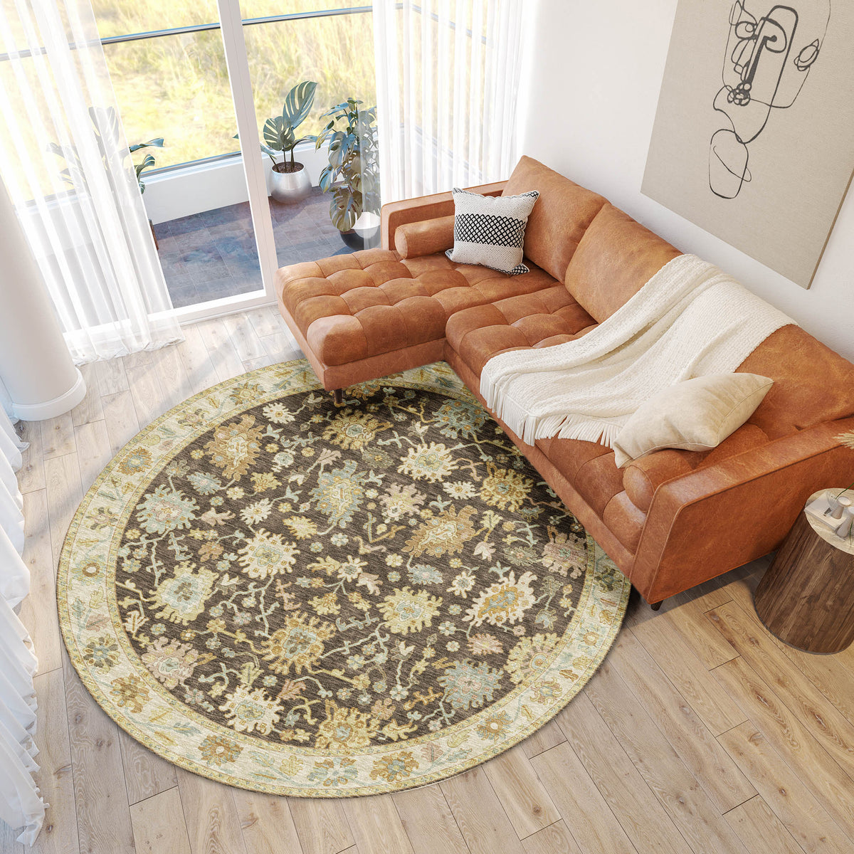 dalyn hatay hy2 chocolate rug
