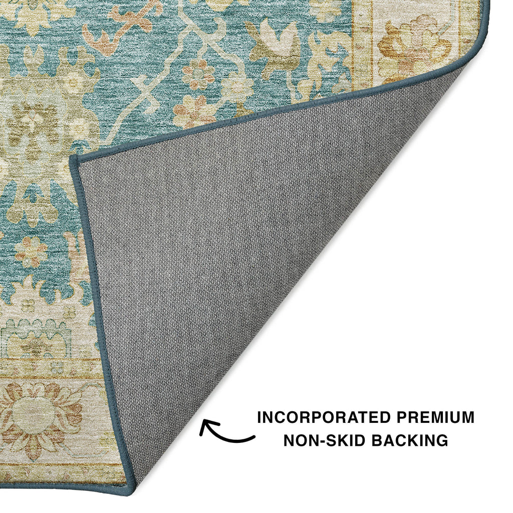 dalyn hatay hy2 teal rug
