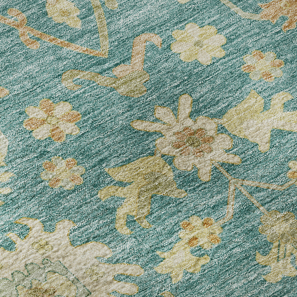 dalyn hatay hy2 teal rug